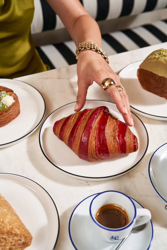Croissant aux framboises