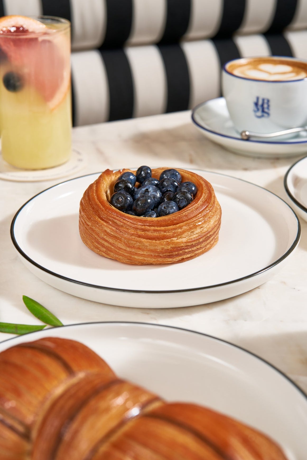 Feuilleté aux myrtilles