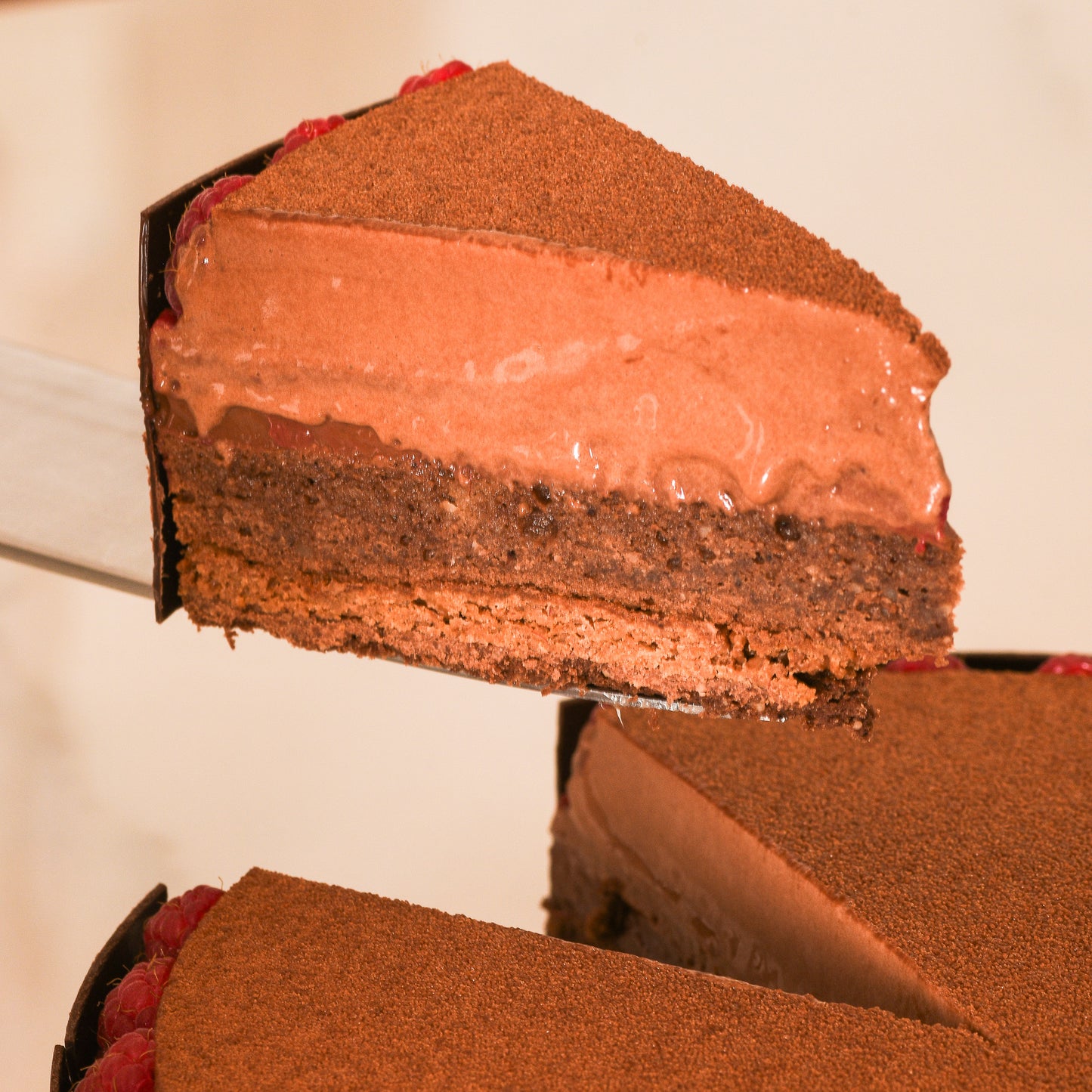 Tort Croustillant Chocolat et Framboise
