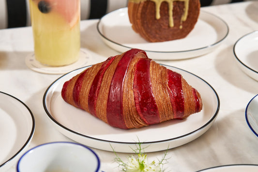 Croissant aux framboises