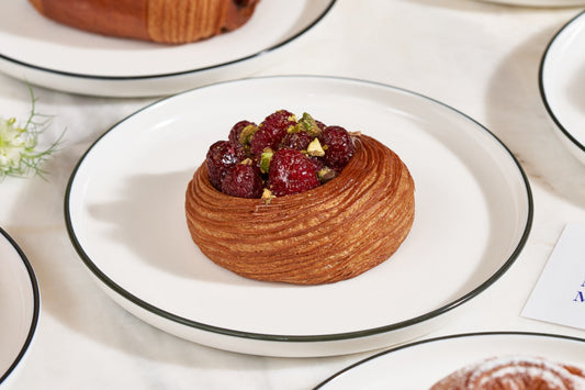 Feuilleté aux framboises