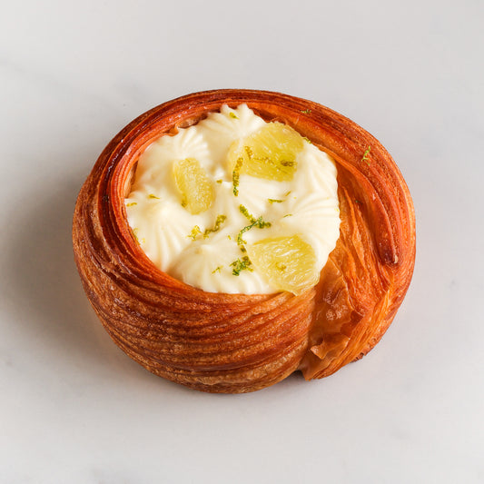 Feuilleté au citron et au yuzu