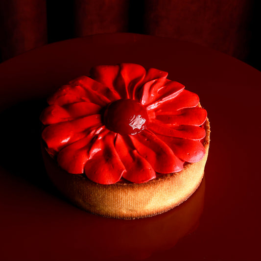 Flan framboise