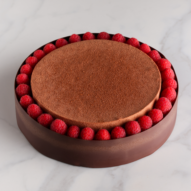 Tort Croustillant Chocolat et Framboise