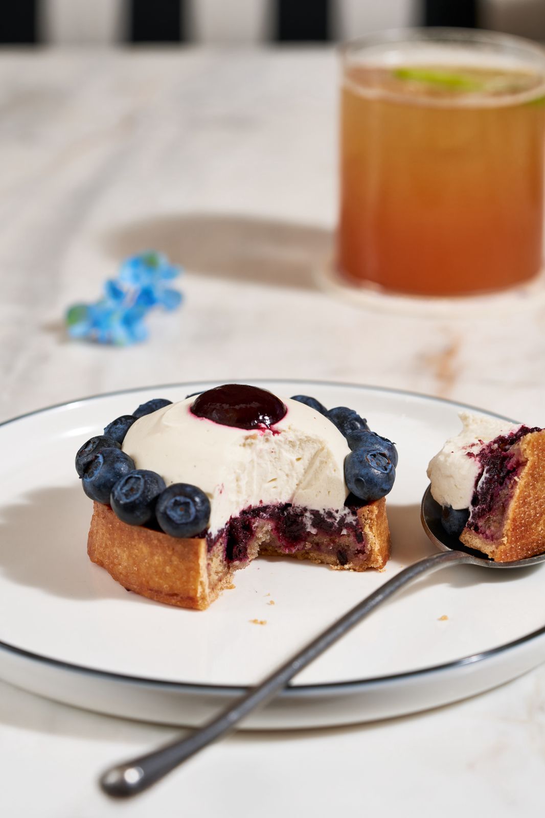 Tarte aux myrtilles